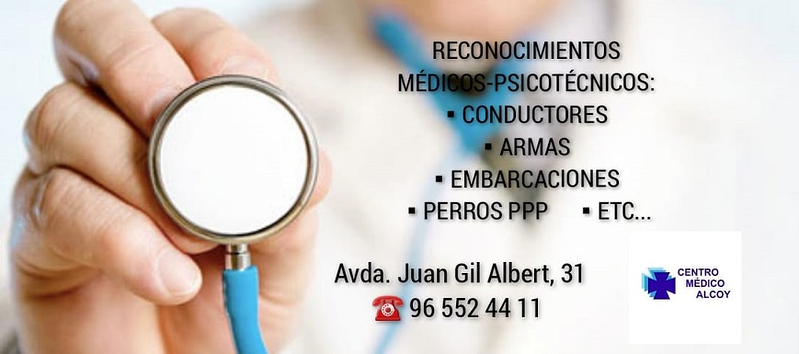 Centro Médico Alcoy CERTIFICADOS MEDICOS