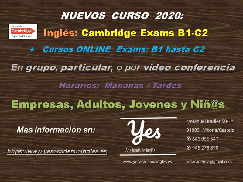 Yes - Academia De Ingl&eacute;s 12