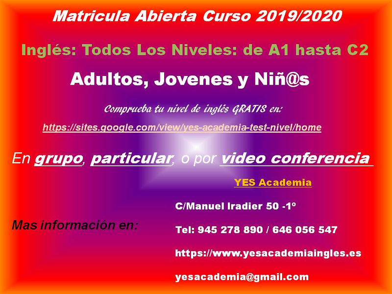 Yes - Academia De Ingl&eacute;s 9