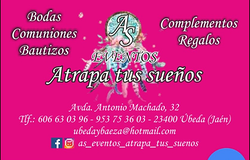 AS Eventos Atrapa tus sueños FIESTAS: ORGANIZACIÓN AS Eventos Atrapa tus sueños FIESTAS: ORGANIZACIÓN