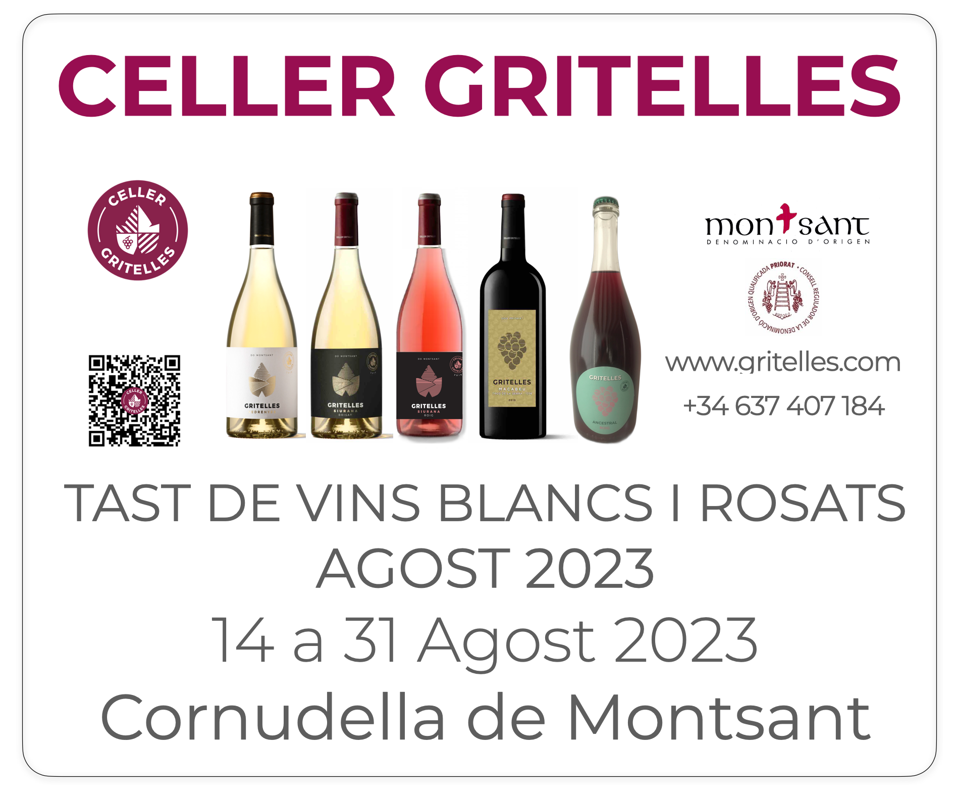 CATA DE BLANCOS, ROSADOS