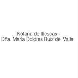 Notario Dña. María Dolores Ruíz Del Valle García