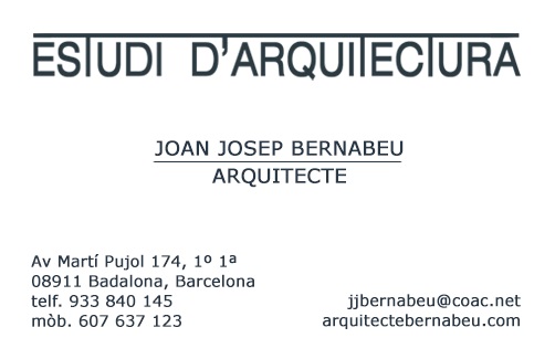 Estudi D´arquitectura J.J. Bernabeu ARQUITECTOS