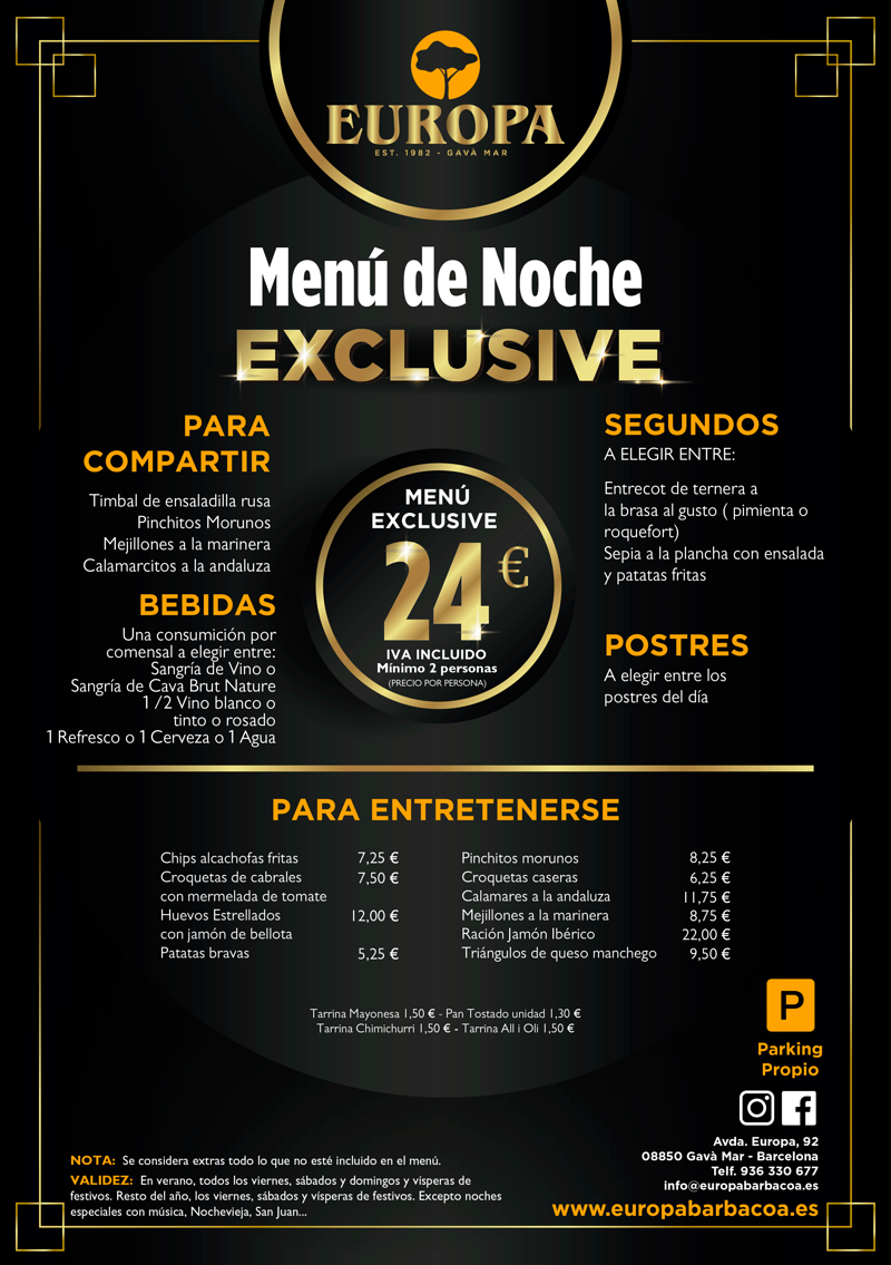 Europa Barbacoa Restaurant RESTAURANTES